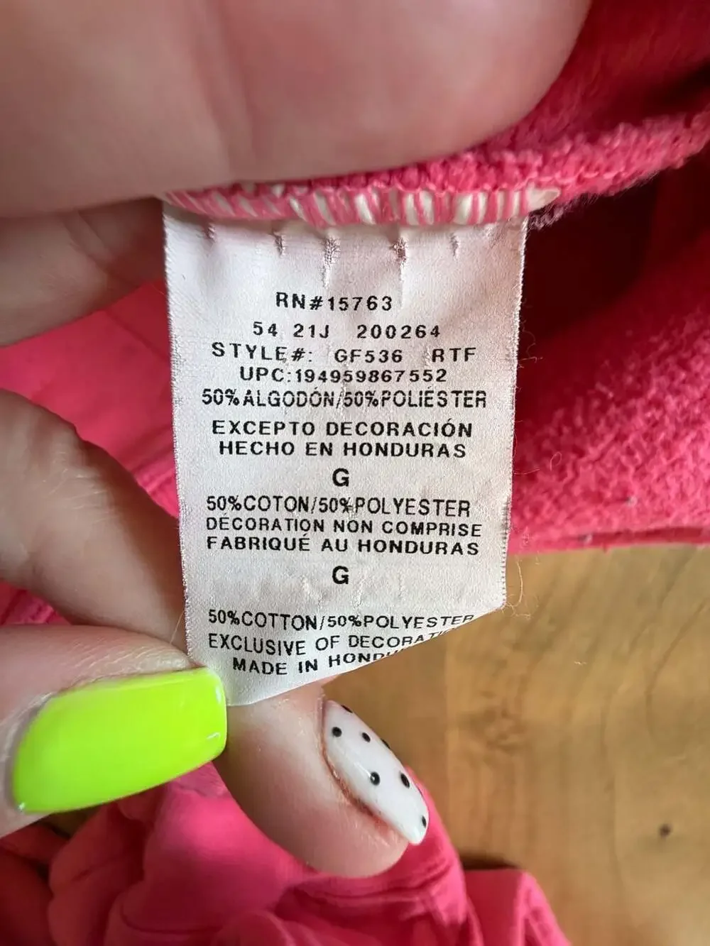 Champion GF536 Hot Pink Script Logo Hoodie Sweatsuit Women's Size Large